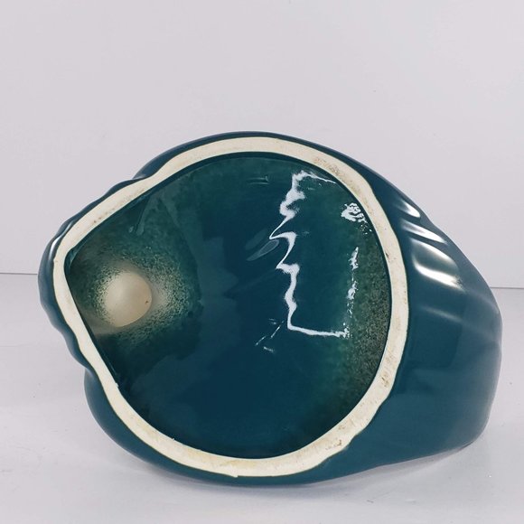 Swan Teal Figurine Towel Holder Ceramic Bathroom Decor - Picture 5 of 6